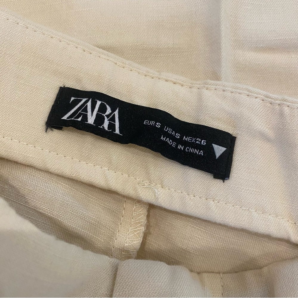 Zara Linen Blend Pants (hemmed) - Picture 4 of 5